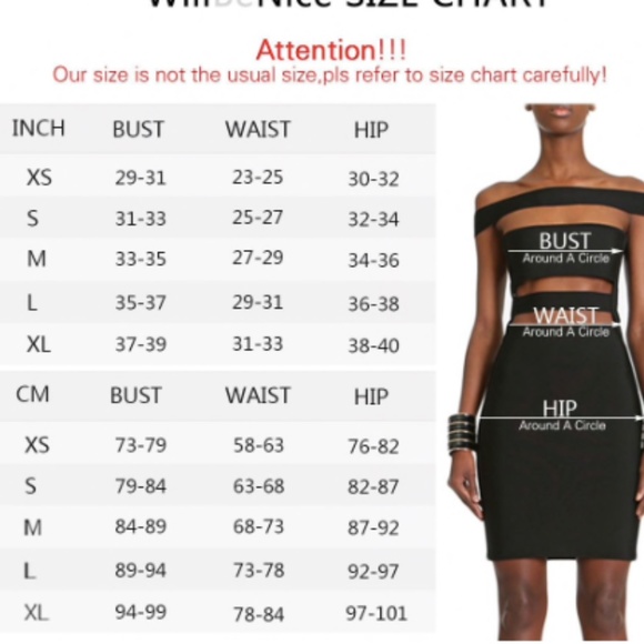 New Spring Women Hollow Cut Out Bandage Bodycon Dress New Sexy Black Size Large - Picture 4 of 5